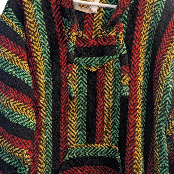 Earth Ragz Rasta Multicolor Hoodie XL - Picture 2 of 2